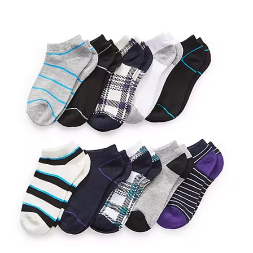 Thereabouts Boys 10 Pair Low Cut Socks